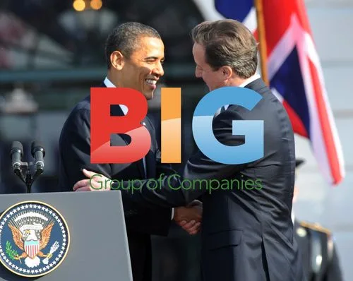 Obama and Cameron Shake Hands at White House