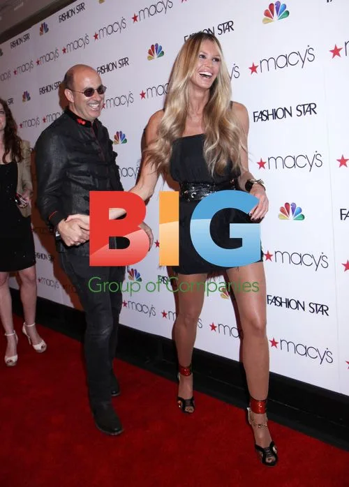 Elle Macpherson and John Varvatos at Fashion Star Premiere