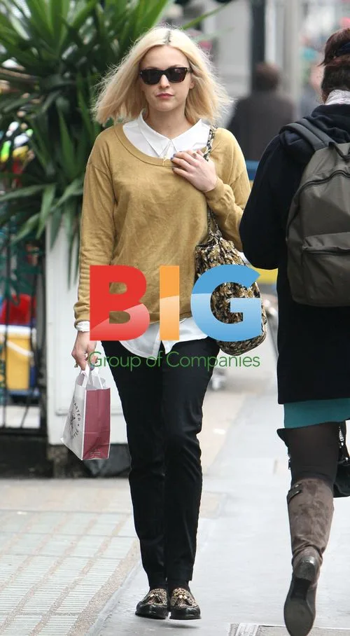 Fearne Cotton Arrives at BBC Radio 1