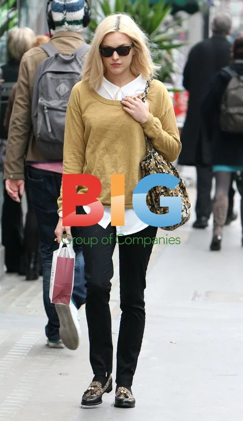 Fearne Cotton arrives at BBC Radio 1