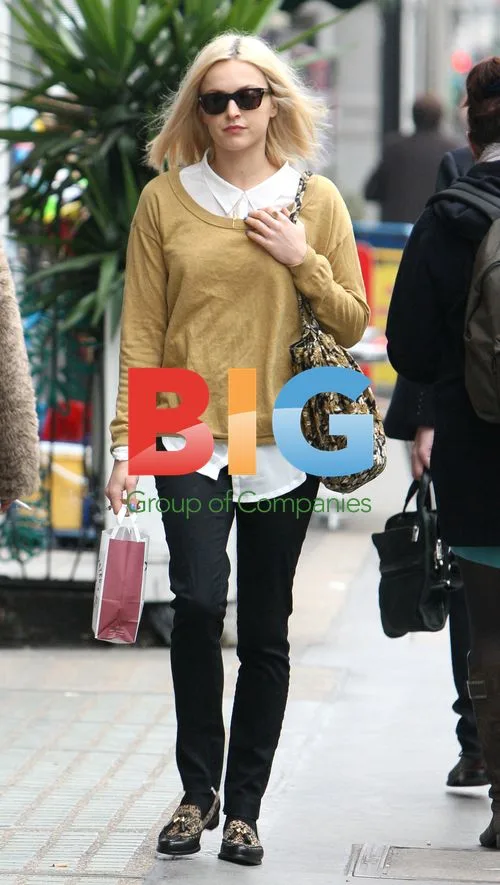 Fearne Cotton Arrives at BBC Radio 1