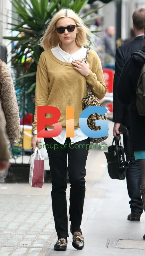 DJ Fearne Cotton arrives at BBC Radio 1