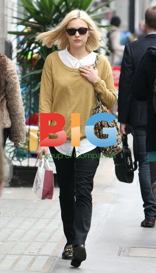 Fearne Cotton Arrives at BBC Radio 1