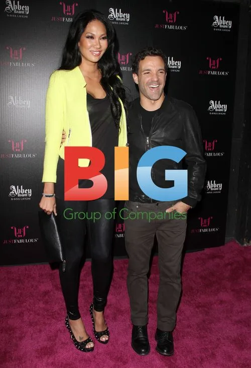 Kimora Lee Simmons and George Kotsiopoulos at Abbey Dawn Collection Launch