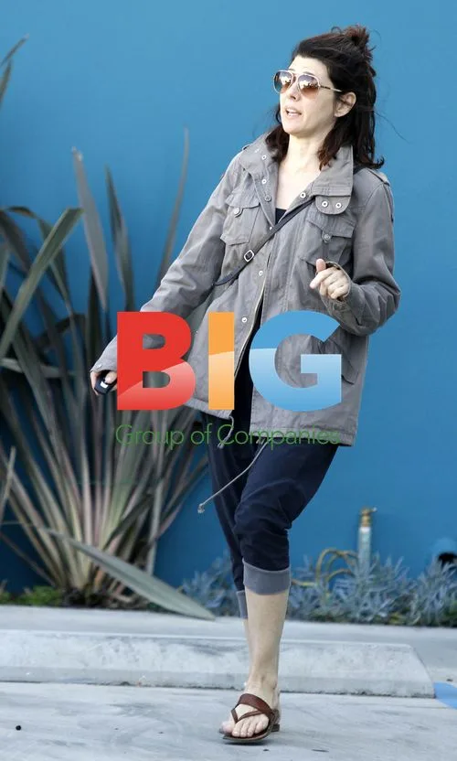 Marisa Tomei Leaves Gym in LA