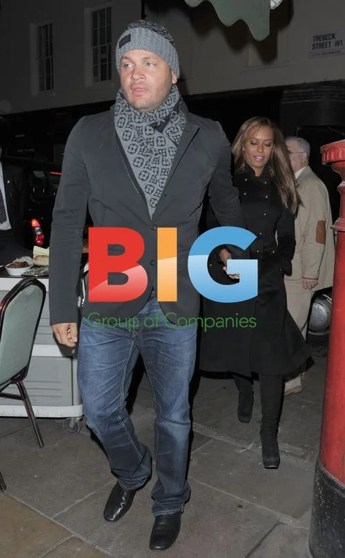 Mel B and Stephen Belafonte at London Restaurant
