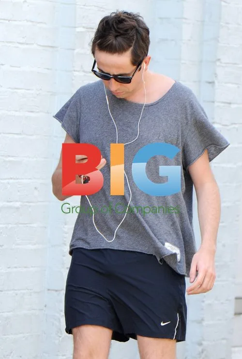 Nick Grimshaw Jogging in London