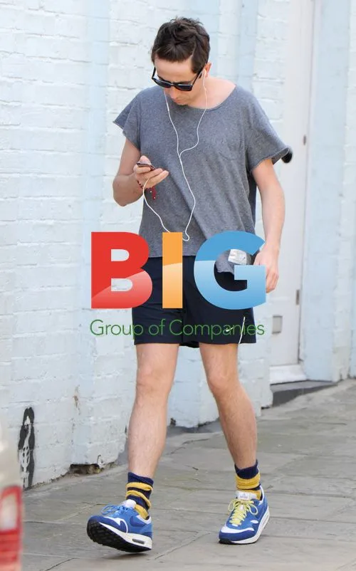DJ Nick Grimshaw Jogging in London