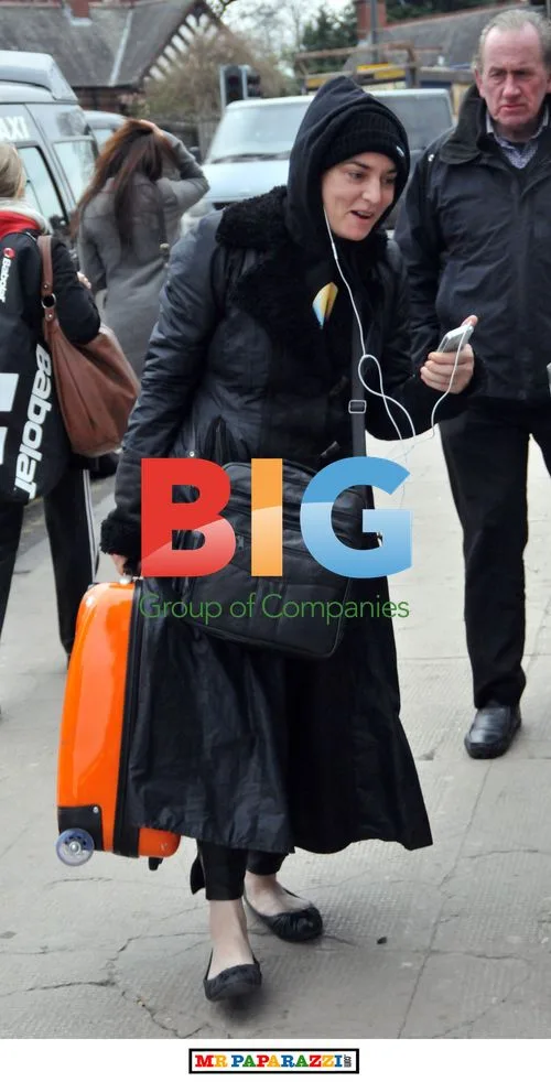 Singer Sinead O'Connor in Glasgow