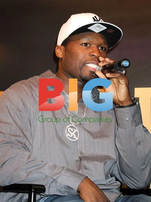 50 Cent at Street King Energy Shot press conference
