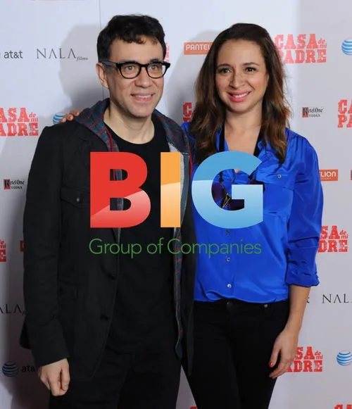 Fred Armisen and Maya Rudolph at Casa De Mi Padre premiere