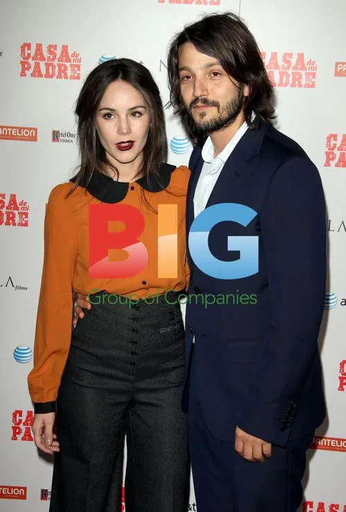 Diego Luna and Camila Sodi at Casa De Mi Padre premiere