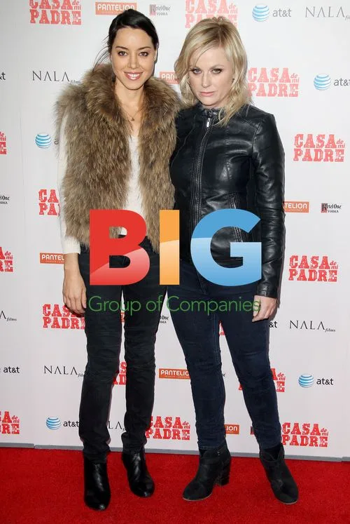 Aubrey Plaza and Amy Poehler at Casa De Mi Padre Premiere