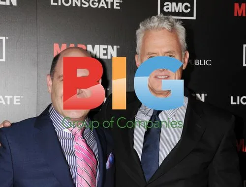 John Slattery and Matthew Weiner at 'Mad Men' Season 5 Premiere