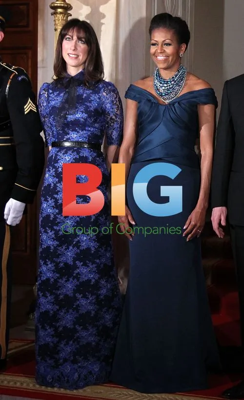 First Lady Michelle Obama and Samantha Cameron
