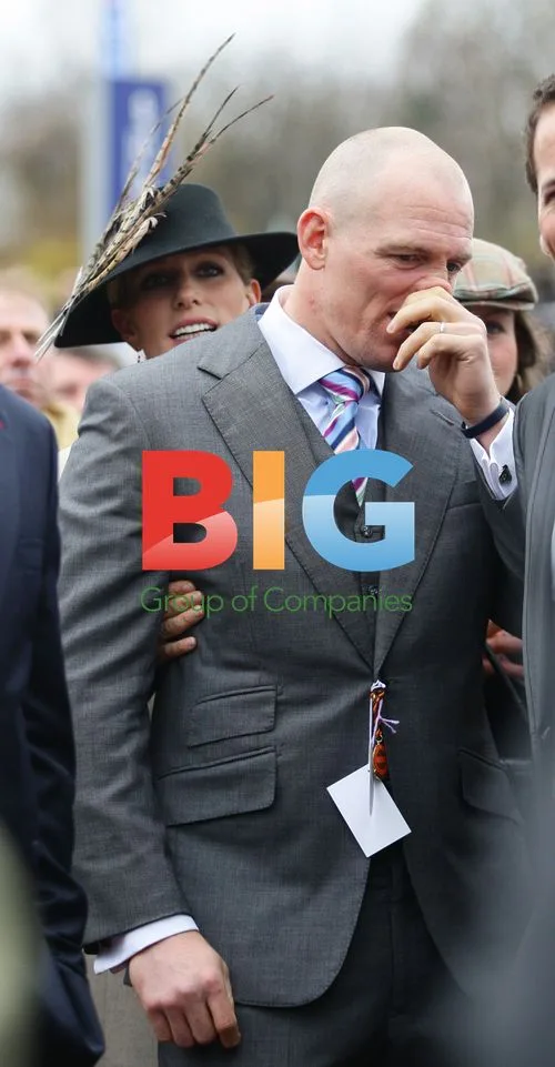 Zara Phillips and Mike Tindall at Cheltenham Festival 2012