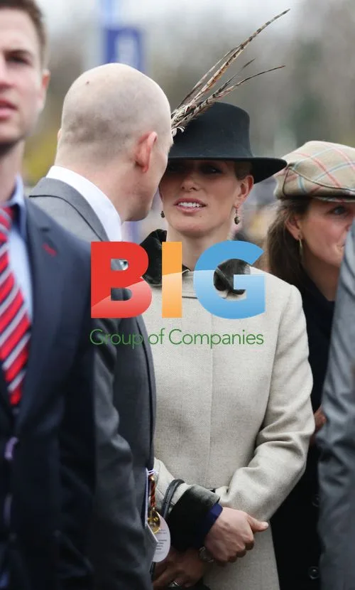 Zara Phillips and Mike Tindall at Cheltenham Festival