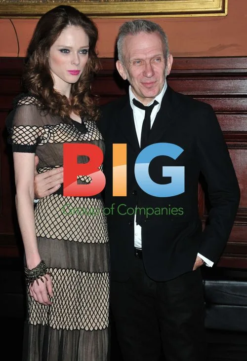 Coco Rocha and Jean Paul Gaultier at Lycee Francais Gala