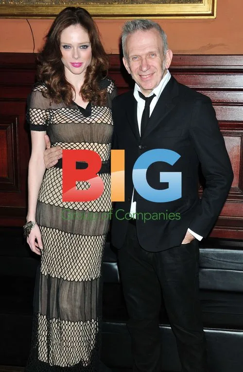 Coco Rocha and Jean Paul Gaultier at Lycee Francais Gala