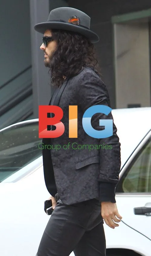 Russell Brand and girlfriend Oriela Medellin