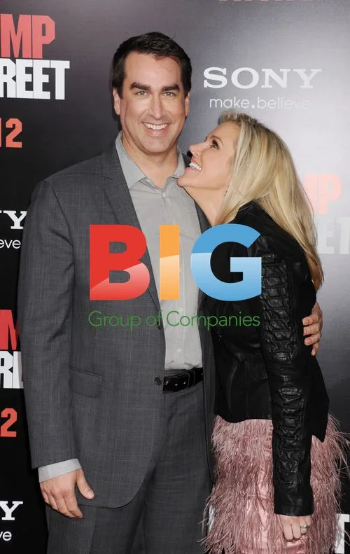 Rob Riggle and Tiffany Riggle at '21 Jump Street' Premiere