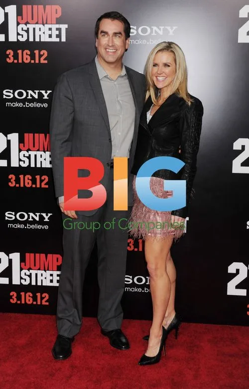 Rob Riggle and Tiffany Riggle at '21 Jump Street' Premiere