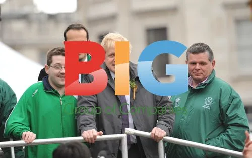 Boris Johnson at St Patrick's Day Parade