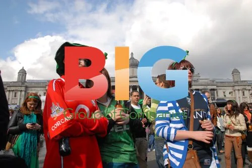 St Patrick's Day Parade in Trafalgar Square
