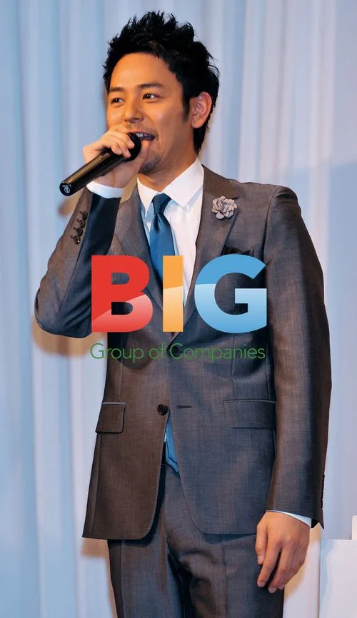 Satoshi Tsumabuki at "The Legend of Love & Sincerity" press conference