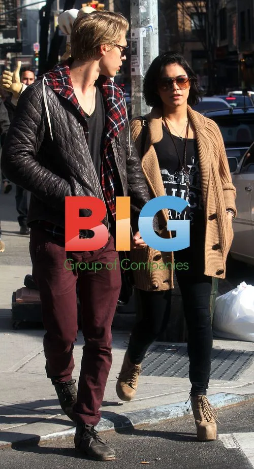 Vanessa Hudgens and Austin Butler in NYC