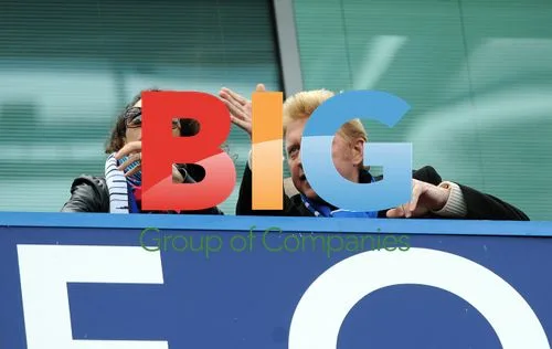 Boris Becker and Wife at Soccer Match
