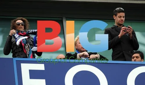 Boris Becker and Wife Lilly at Chelsea Match