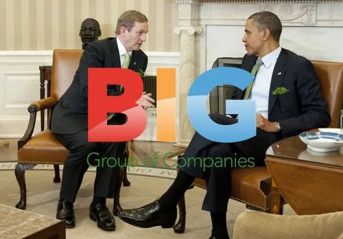 Obama Meets with Irish PM in Oval Office