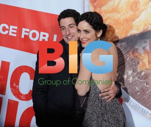 Jason Biggs and Jenny Mollen at "American Reunion" Premiere