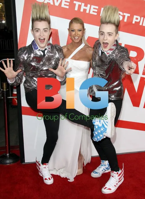 Tara Reid, Jedward at "American Reunion" Premiere