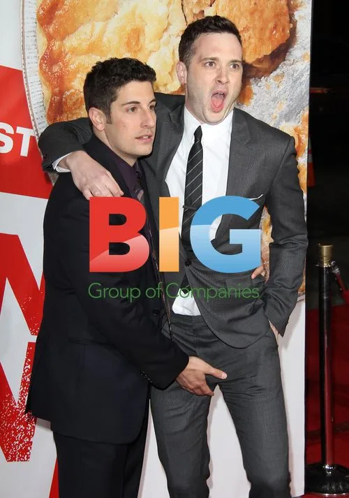 Jason Biggs and Eddie Kaye Thomas at American Reunion Premiere