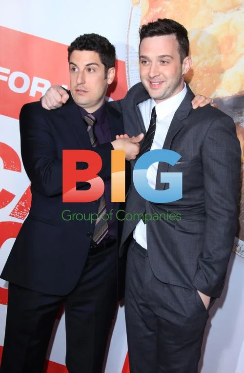 Jason Biggs and Eddie Kaye Thomas at 'American Reunion' Premiere