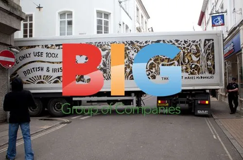 McDonald's Lorry Stuck in Barnstaple