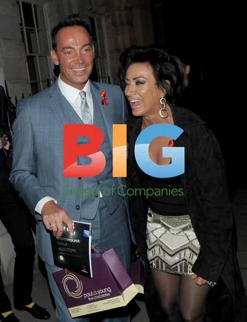 Nancy Dell'Olio and Craig Revel Horwood at Charity Gala