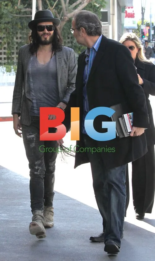 Russell Brand and Oriela Medellin Amieiro in LA