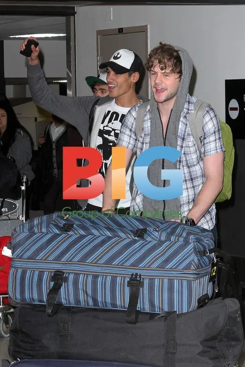 The Wanted Mobbed by Fans at LAX