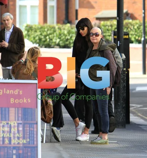 TV presenters Gail Porter and Jameela Jamil chatting in London
