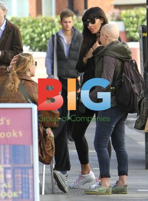 Gail Porter and Jameela Jamil Chatting in London