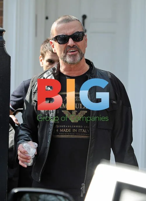 George Michael and Fadi Fawaz Out in London