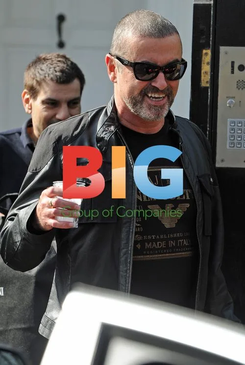 George Michael and Fadi Fawaz out in London