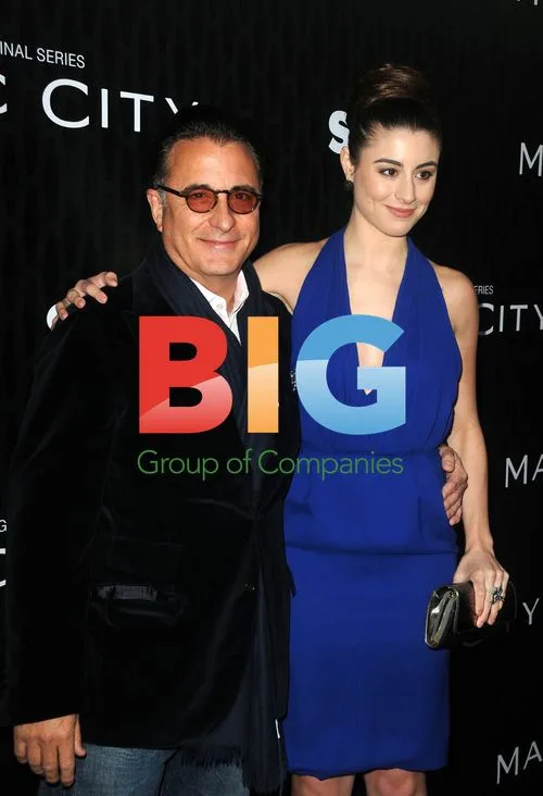 Andy Garcia and Dominik Garcia-Lorido at 'Magic City' Premiere