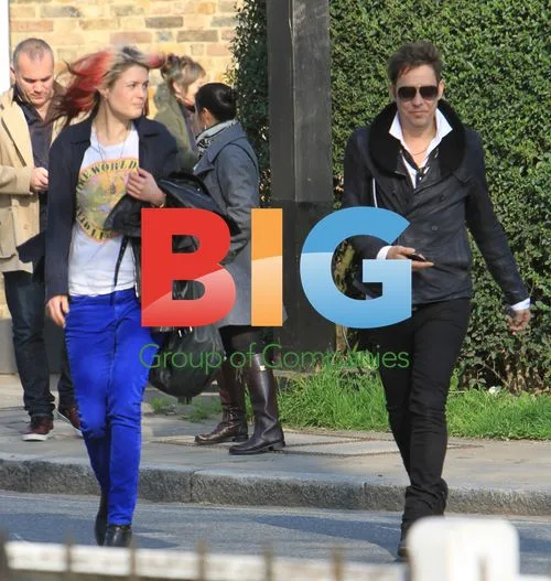 Jamie Hince and Alison Mosshart at Pub in London