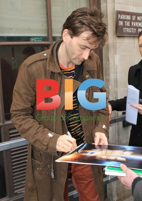 David Tennant at BBC Radio 1 Studios