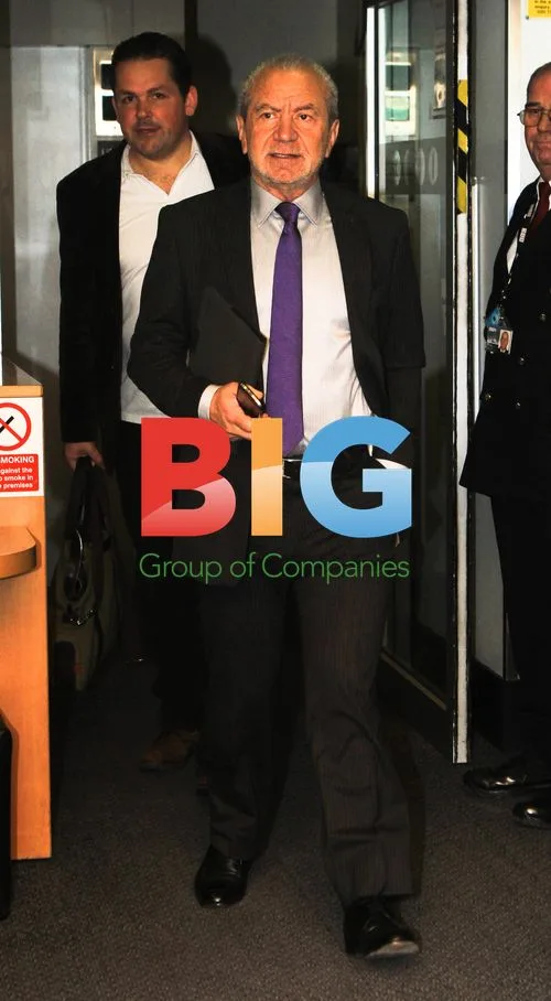 Sir Alan Sugar at BBC Radio 1 Studios