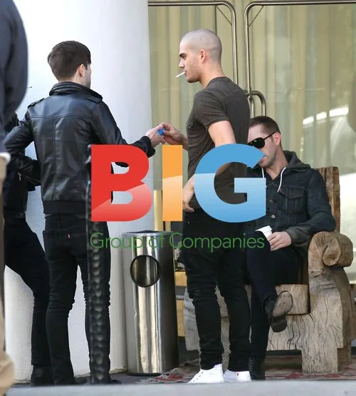 The Wanted Leaving Hotel for Jay Leno Show